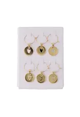 Set 6 wijnglashangers doosje