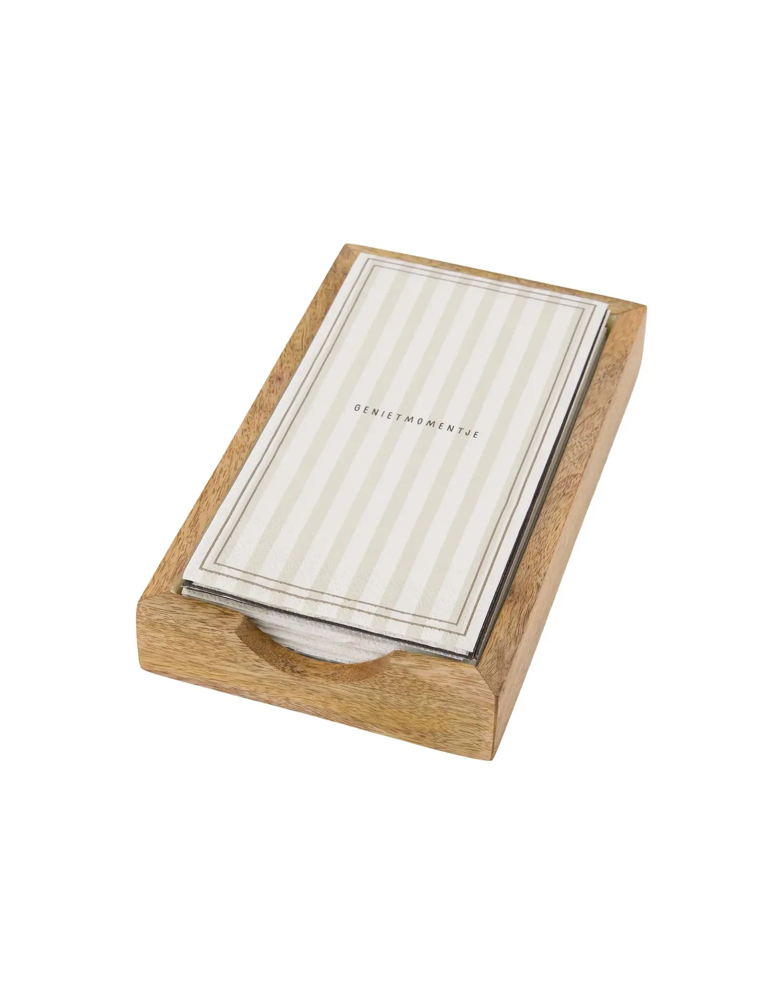 Servethouder hout rechthoek