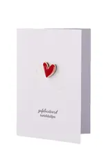 Wenskaart gefeliciteerd tortelduifjes