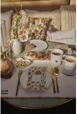 Servetten bloemen Love this day