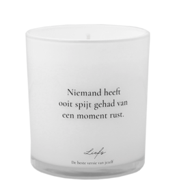 Geurkaars Neem een moment van rust