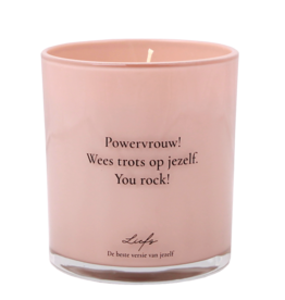 Geurkaars Powervrouw! Wees trots