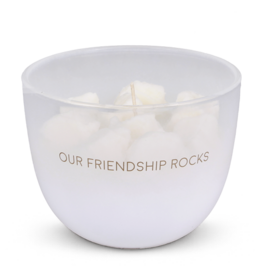 Geurkaars Our friendship rocks