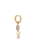 Oorring natural shell 1 stuk