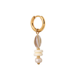 Oorring natural shell 1 stuk