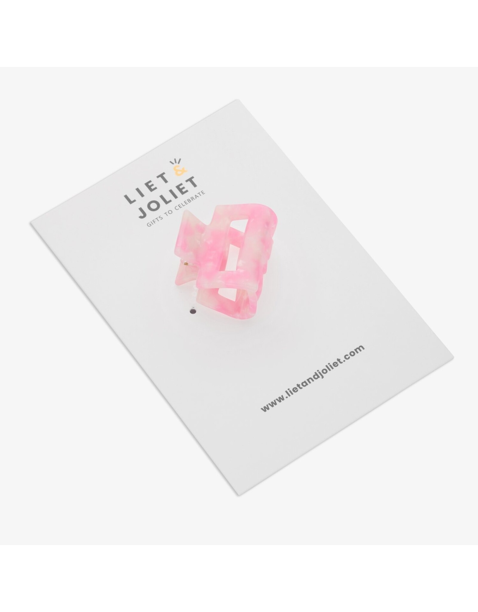 Haarspeld roze mini