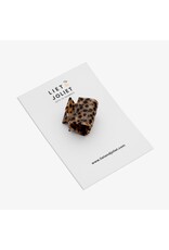 Haarspeld mini bruin/zwart