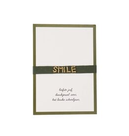Invulkaart Liefste juf + armband