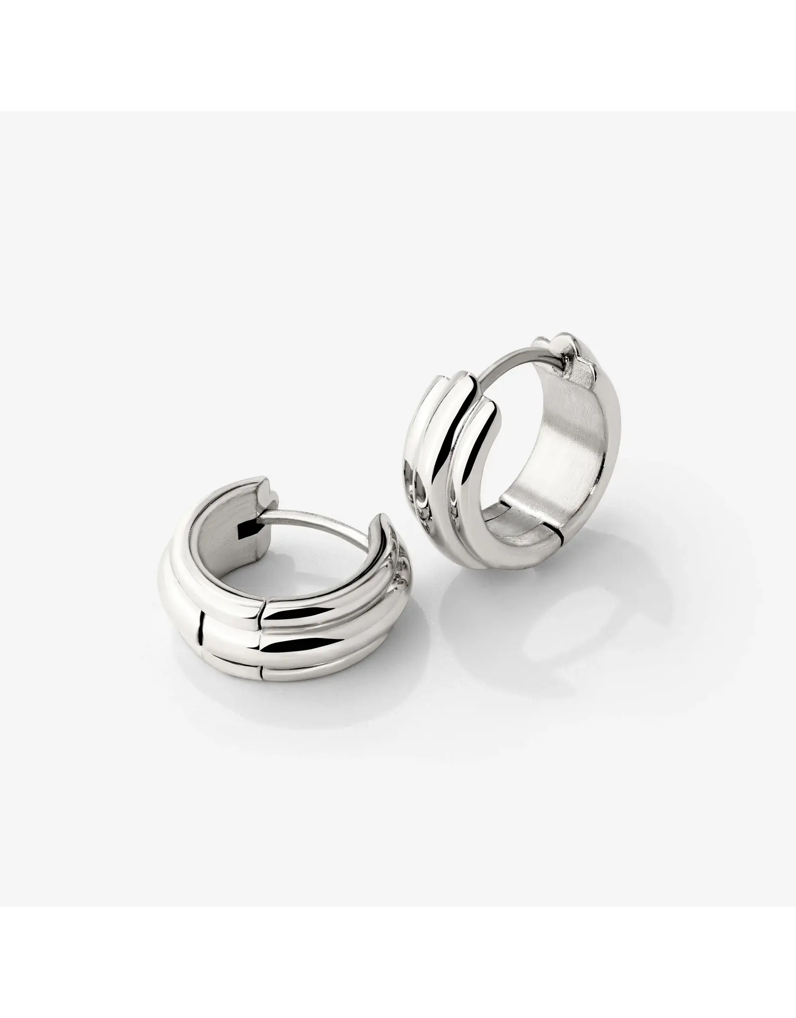Oorringen halo zilver