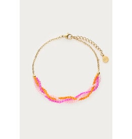 Armband gevlochten multi