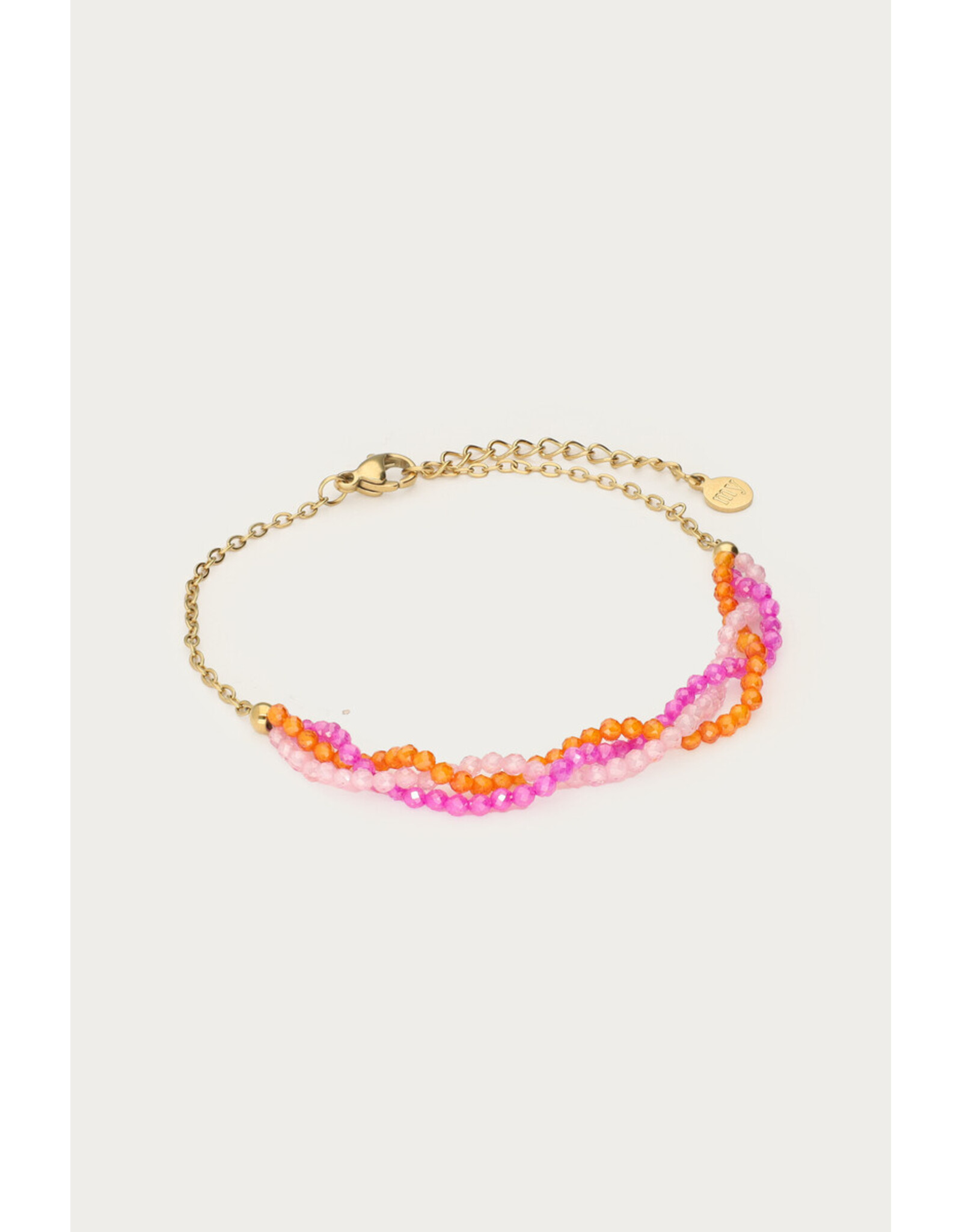 Armband gevlochten multi