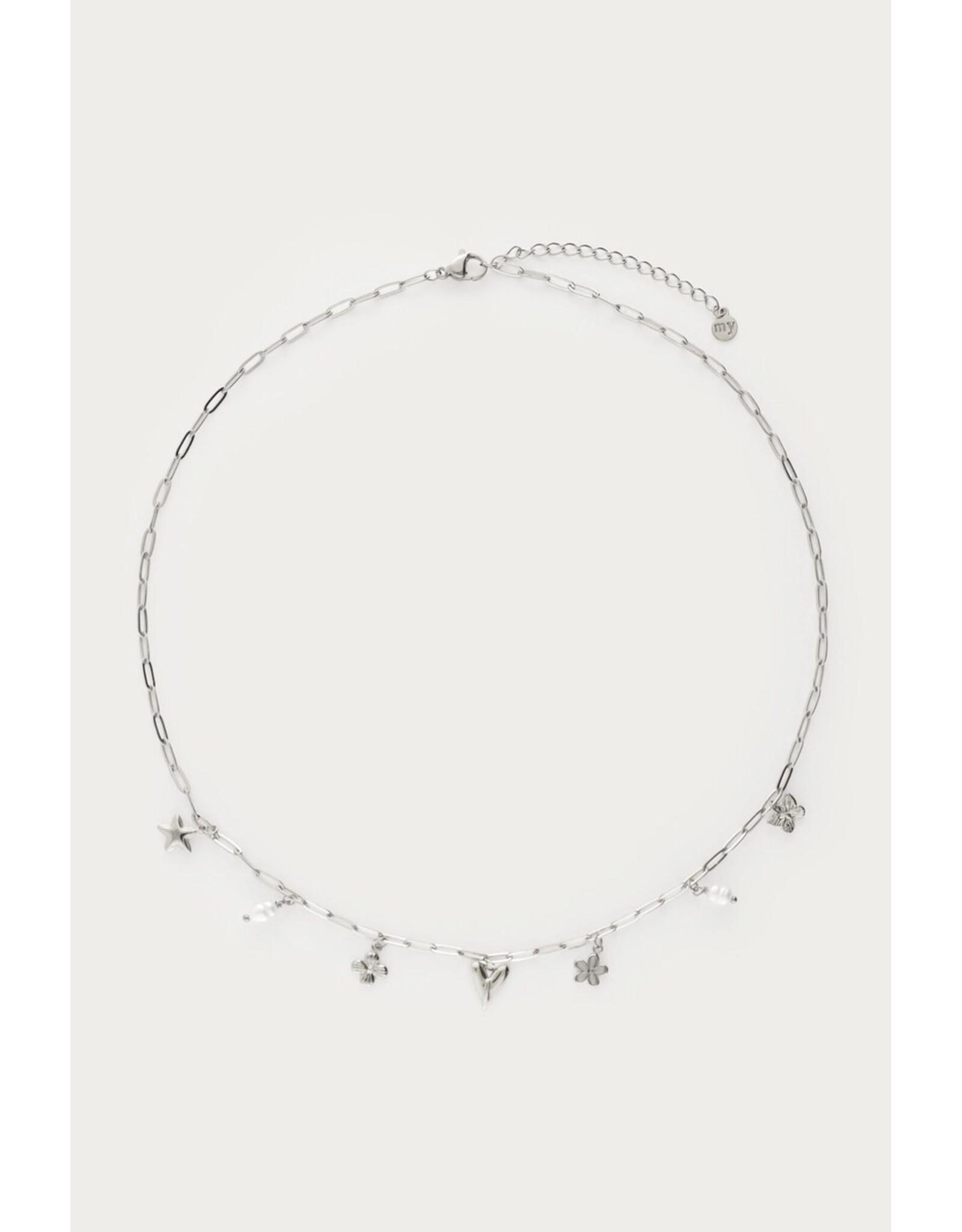 Ketting bedels zilver