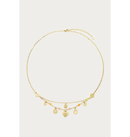 Ketting dubbel bedels