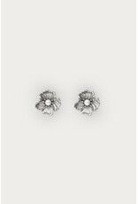 Studs ranonkel zilver