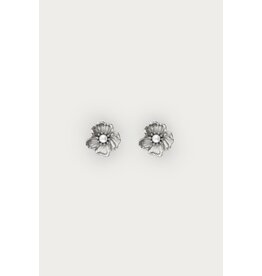 Studs ranonkel zilver