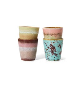 Set van 4 ristretto mugs futurism