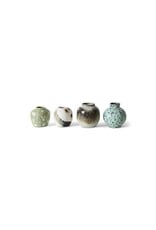 Set 4 small vases Canyon