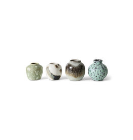 Set 4 small vases Canyon