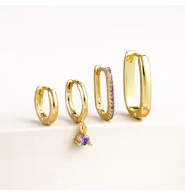 Set sabrina gold/lila