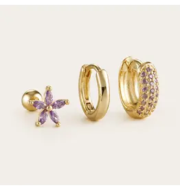 Set mari gold/lila
