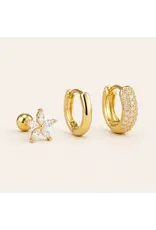 Set mari gold/white