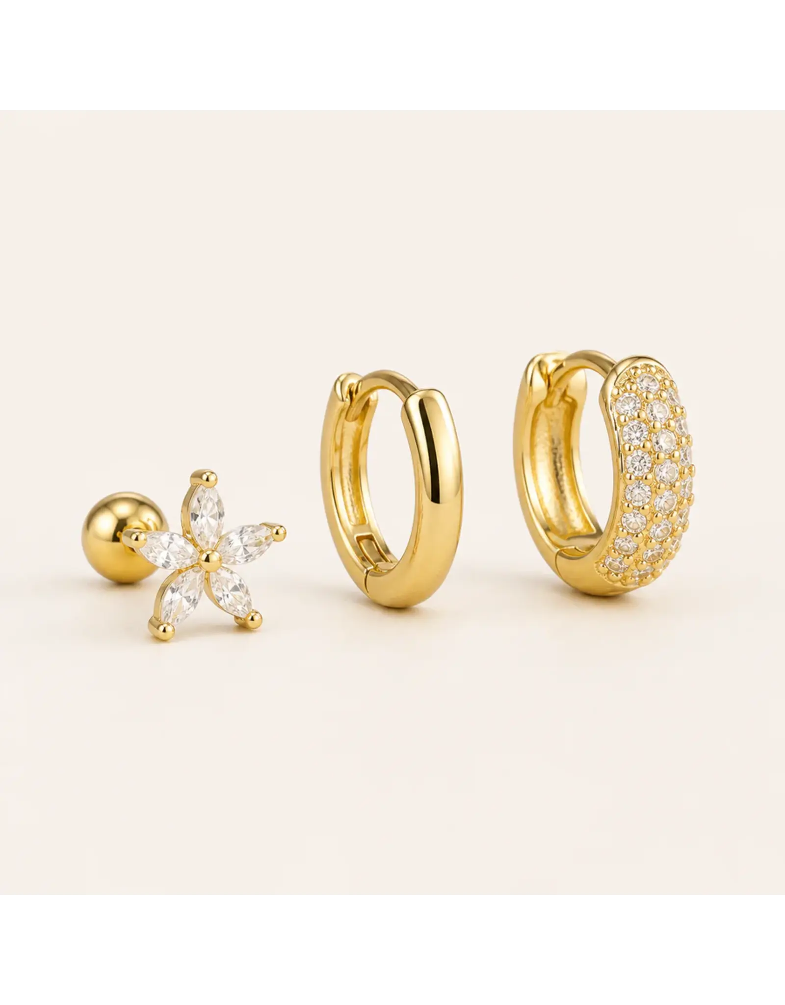 Set mari gold/white