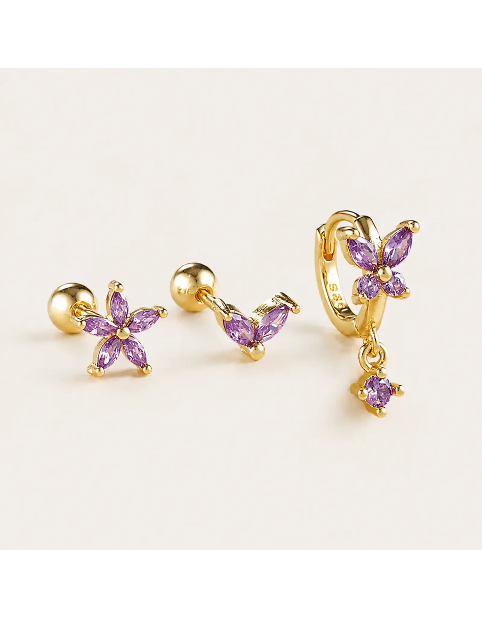 Set micha gold/lila