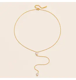 Ketting lariat gold