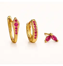 Set gia gold/ruby