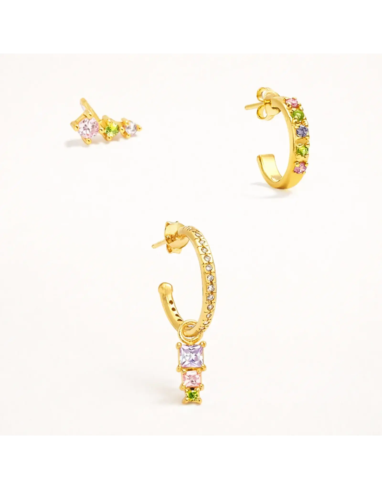 Set fashion gold/lila