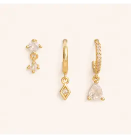 Set piper gold/white