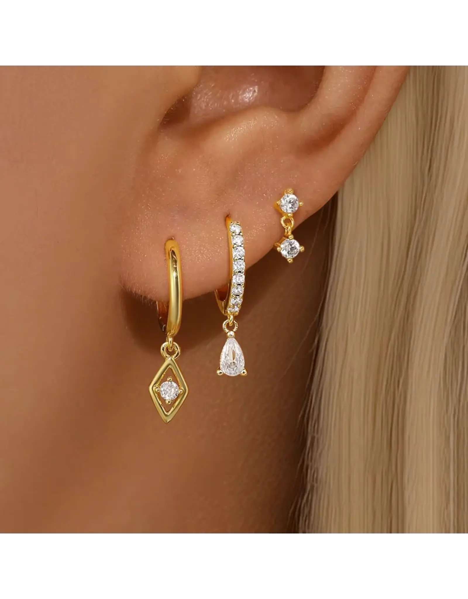 Set piper gold/white
