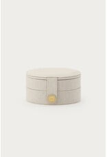 Sieraden etui linnen rond