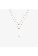 Ketting Y-model strass