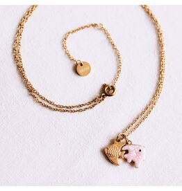 Ketting visje roze