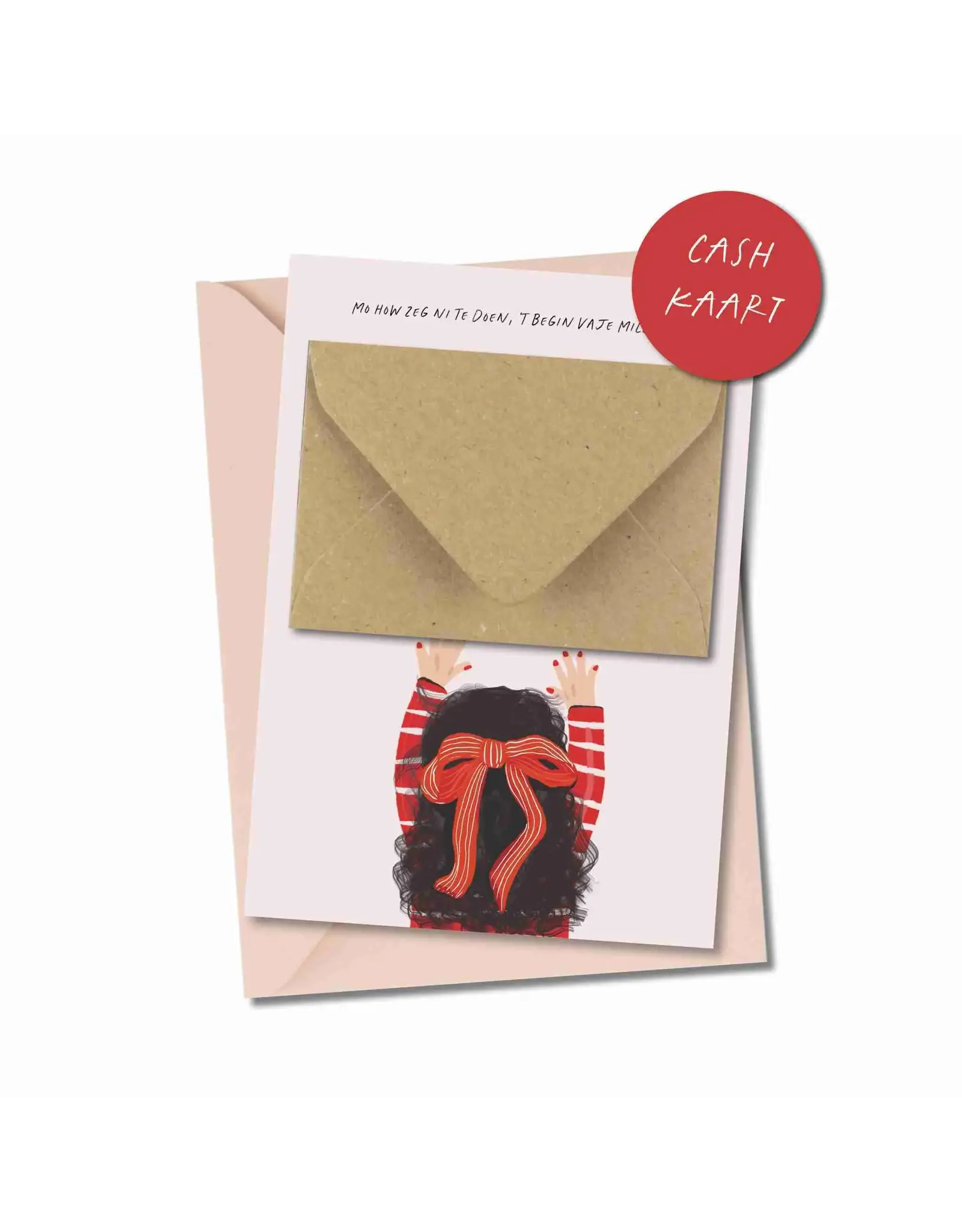 Wenskaart + geld envelop Miljoen