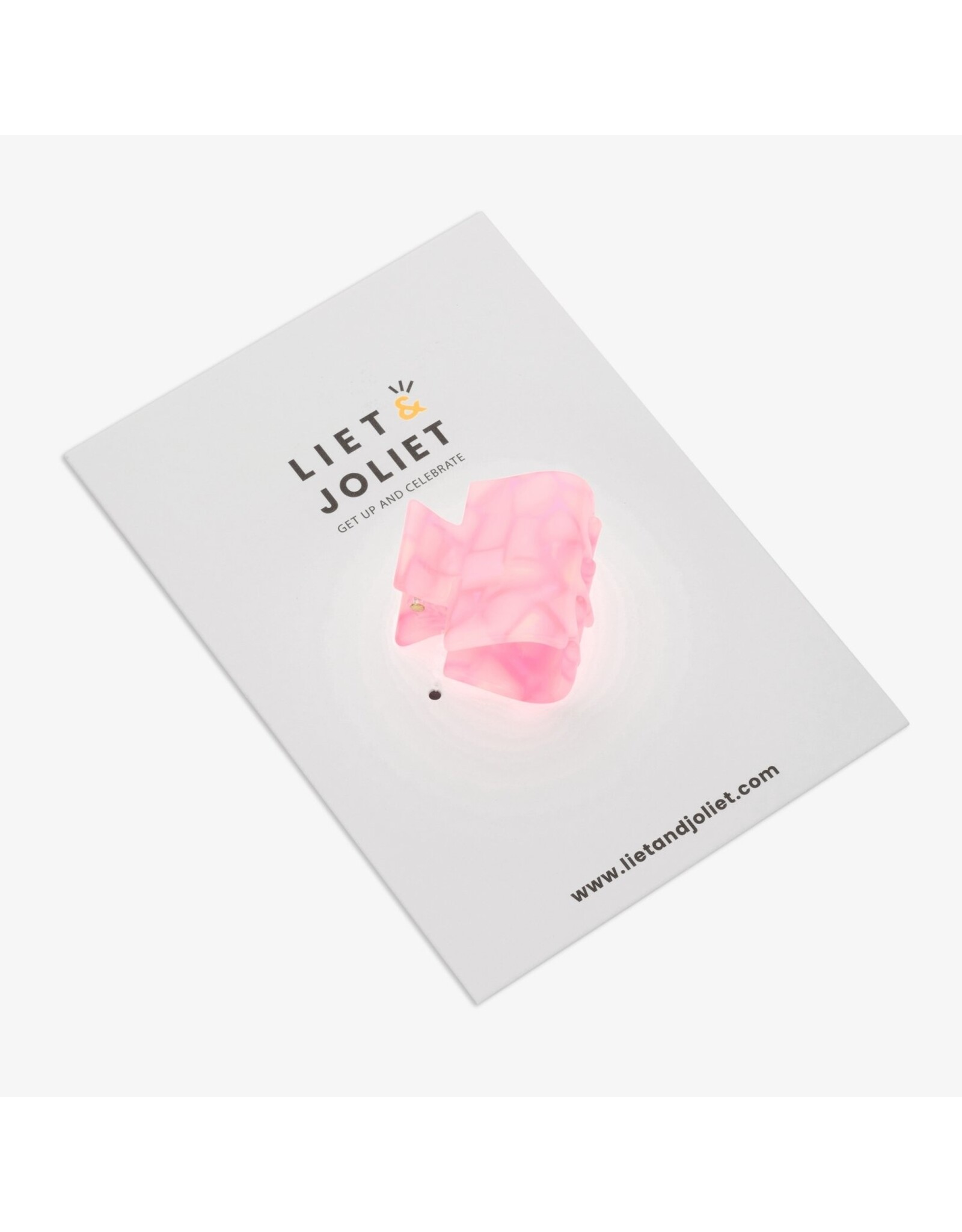 Haarspeld mini roze multi