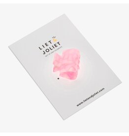Haarspeld mini roze multi