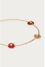 Armband bloemen multi