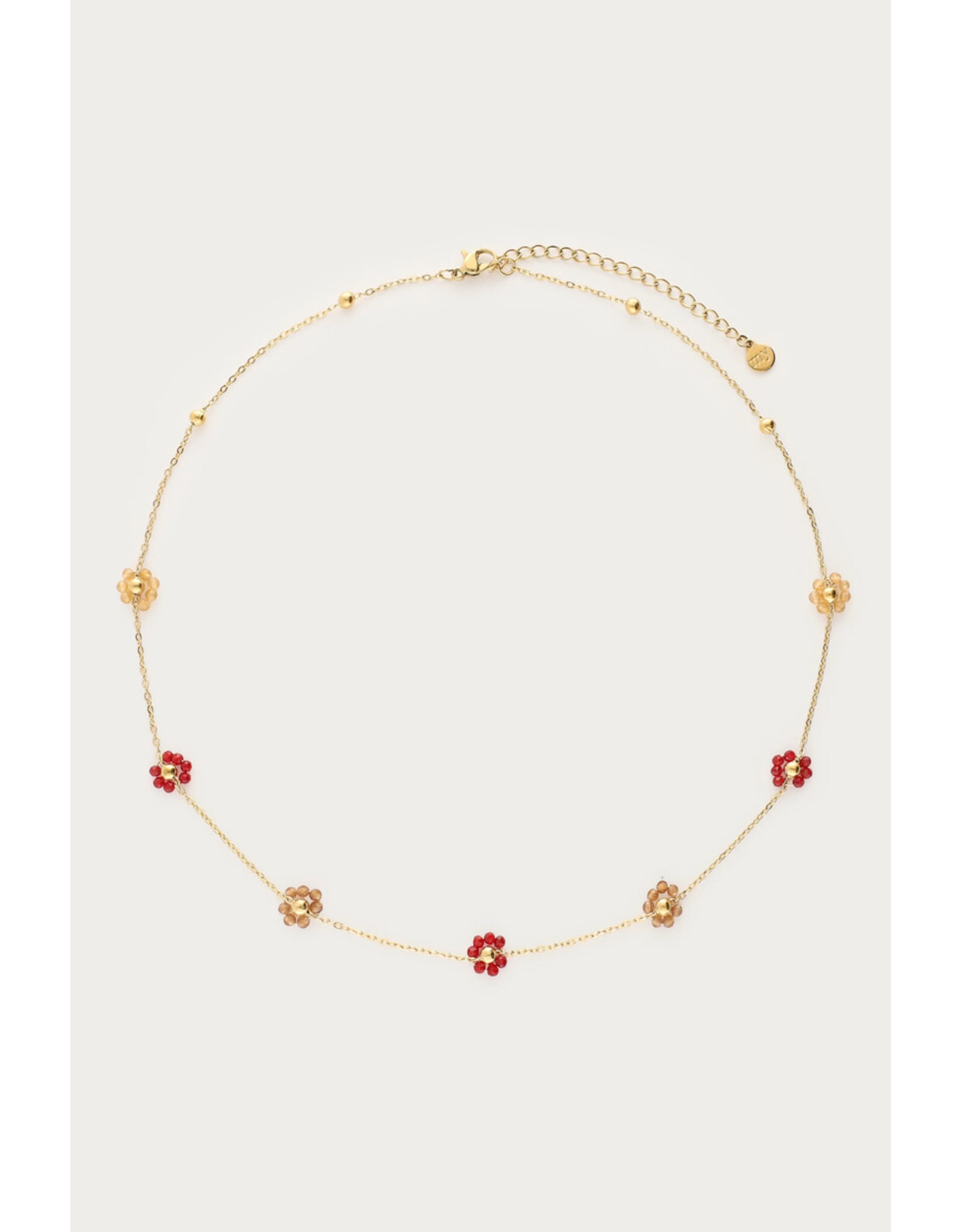 Ketting bloemen multi