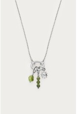 Ketting sunrocks groen zilver