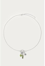 Ketting sunrocks groen zilver