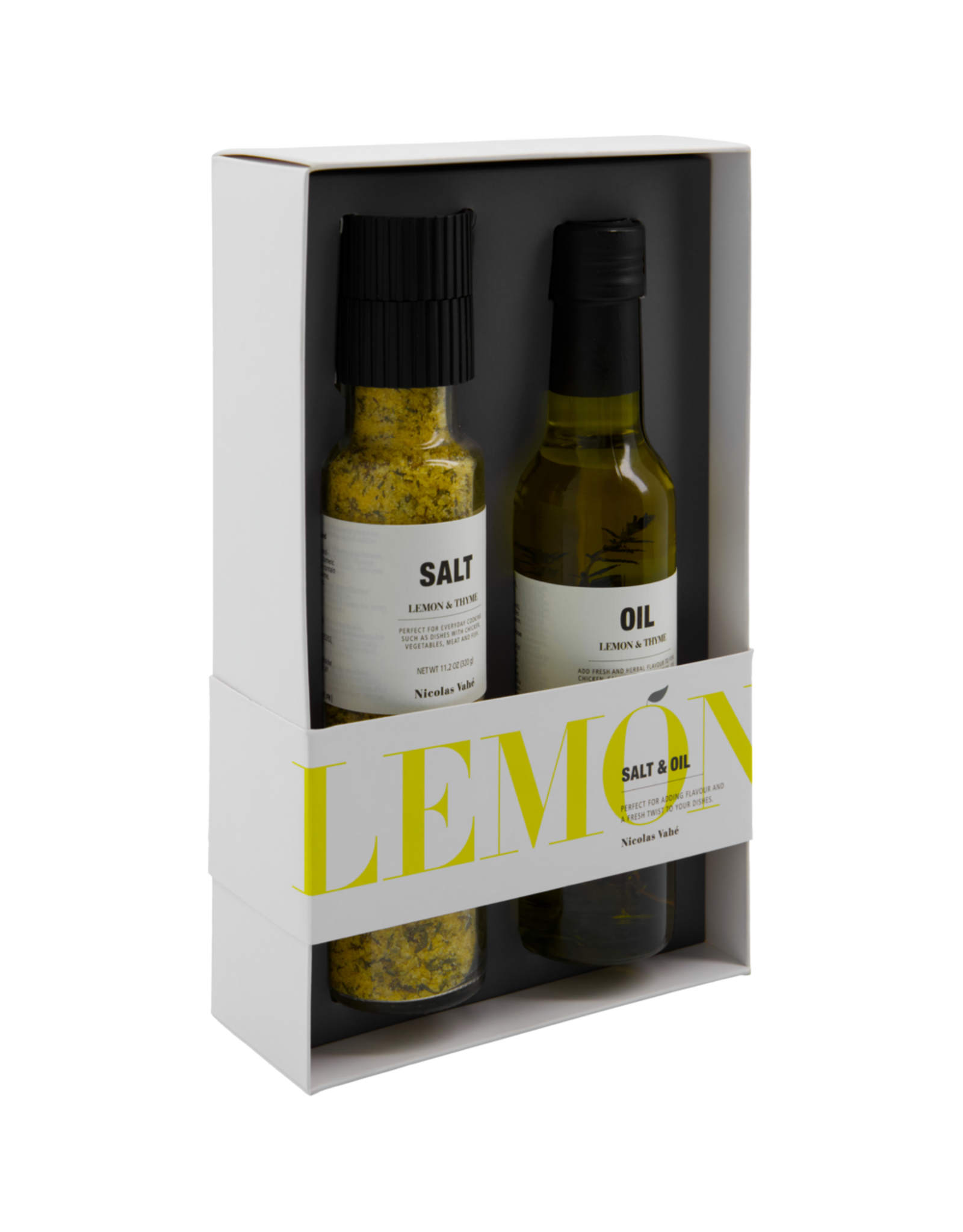 Giftbox zout + olijfolie Lemon