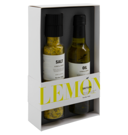 Giftbox zout + olijfolie Lemon