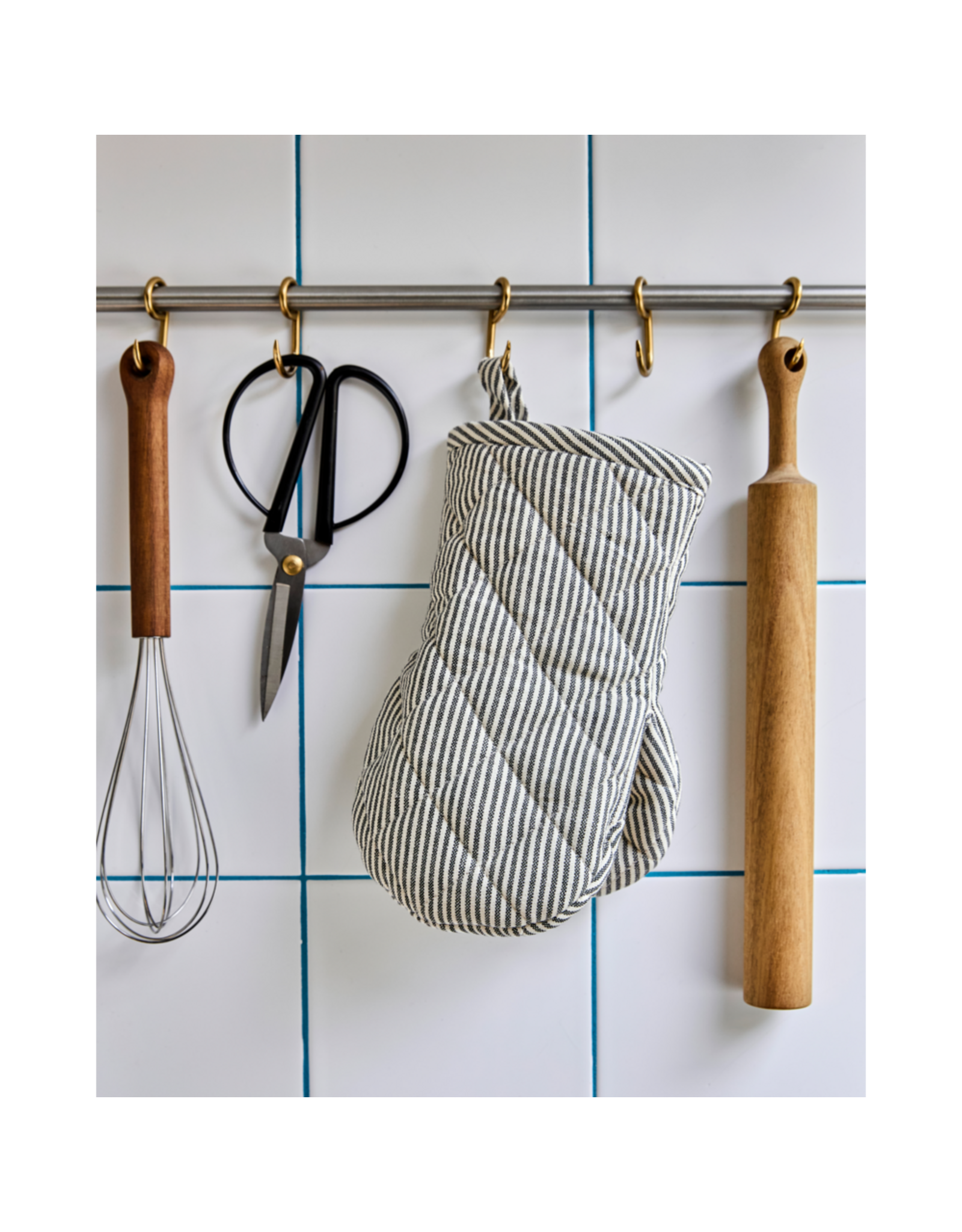 Set ovenwanten stripes