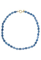 Ketting blauw gemstones