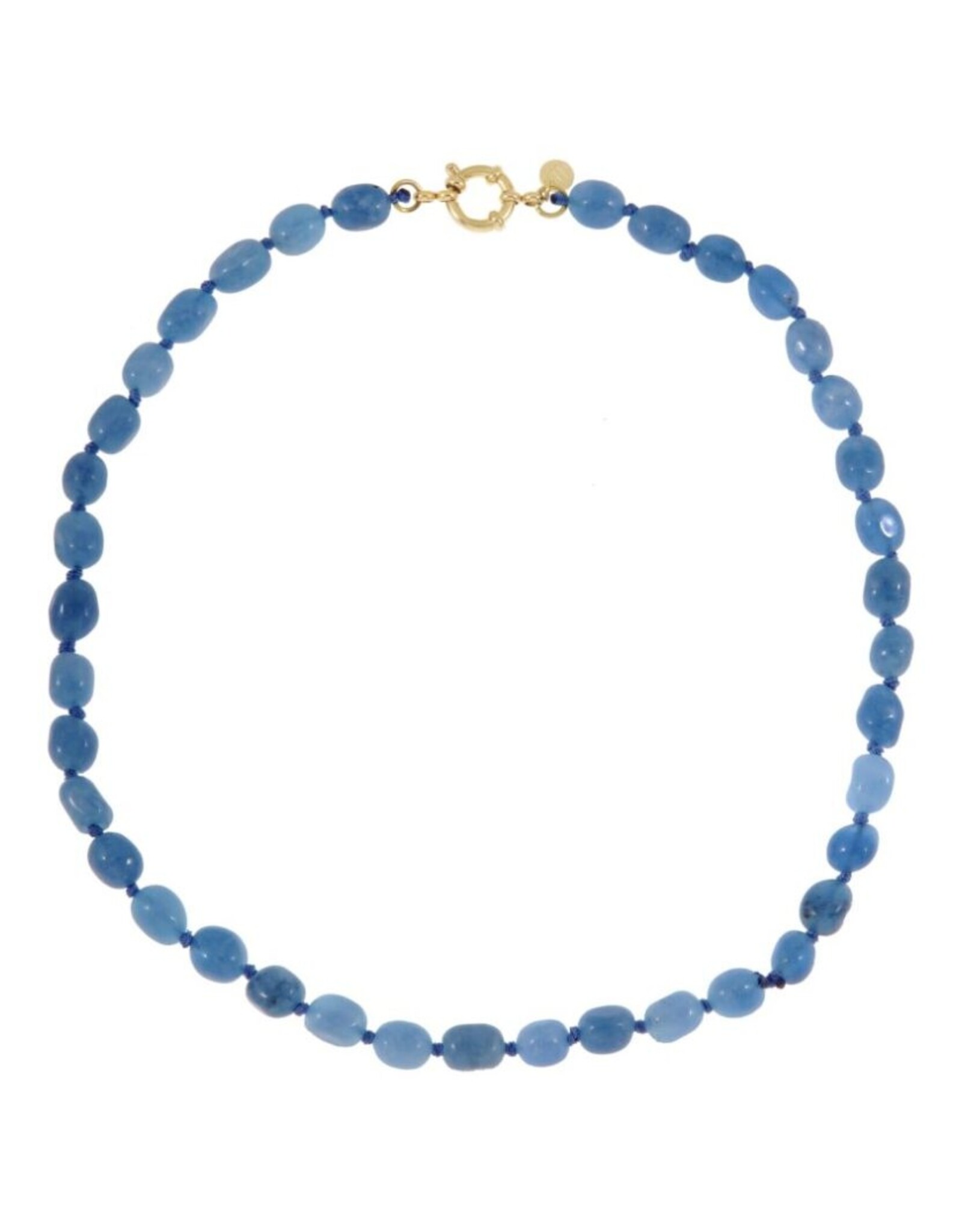Ketting blauw gemstones