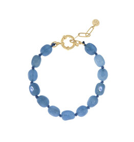 Armband blauw gemstones