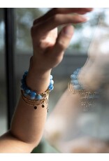 Armband blauw gemstones