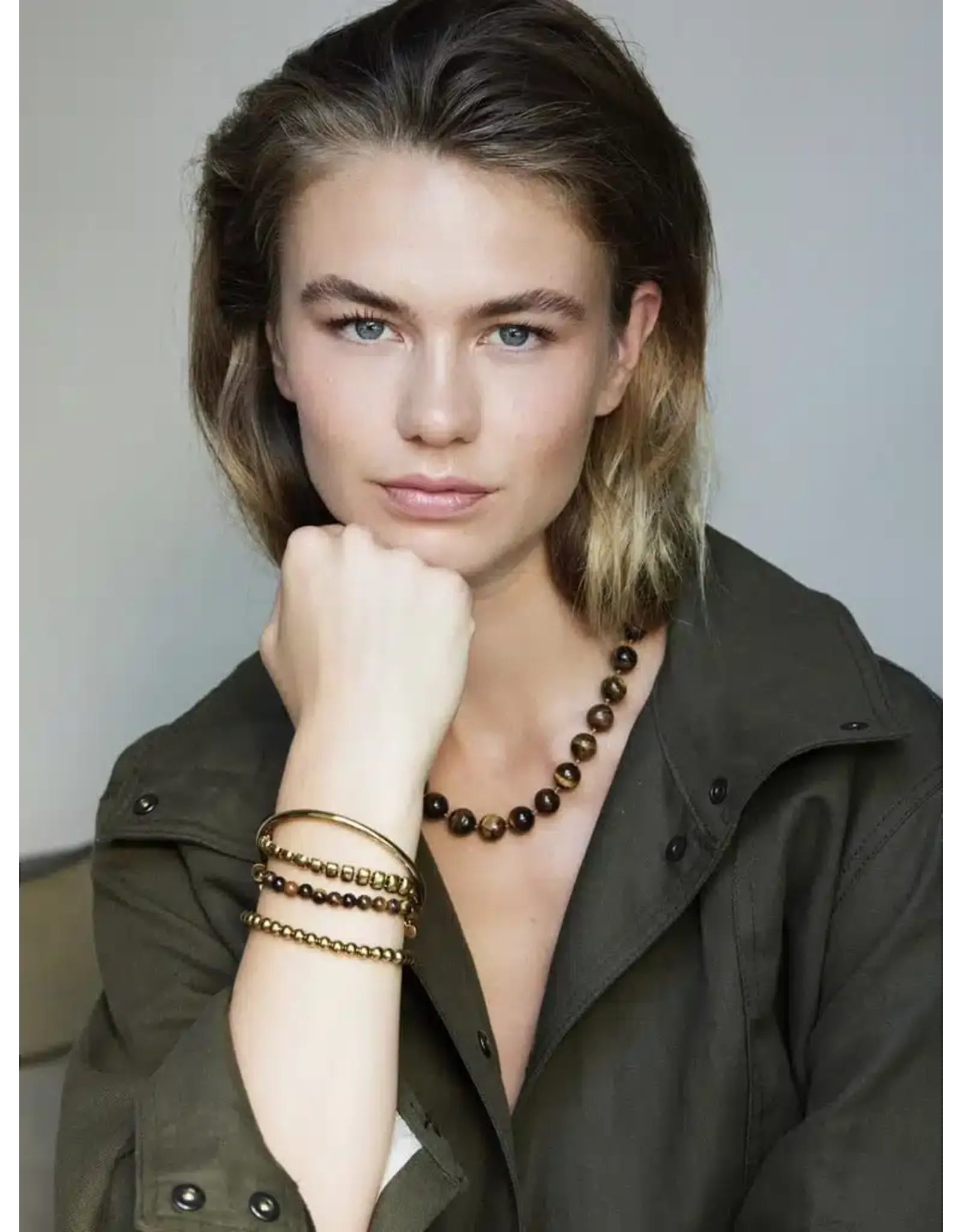 Ketting bruin melée